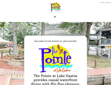 Tablet Screenshot of pointelakegaston.com